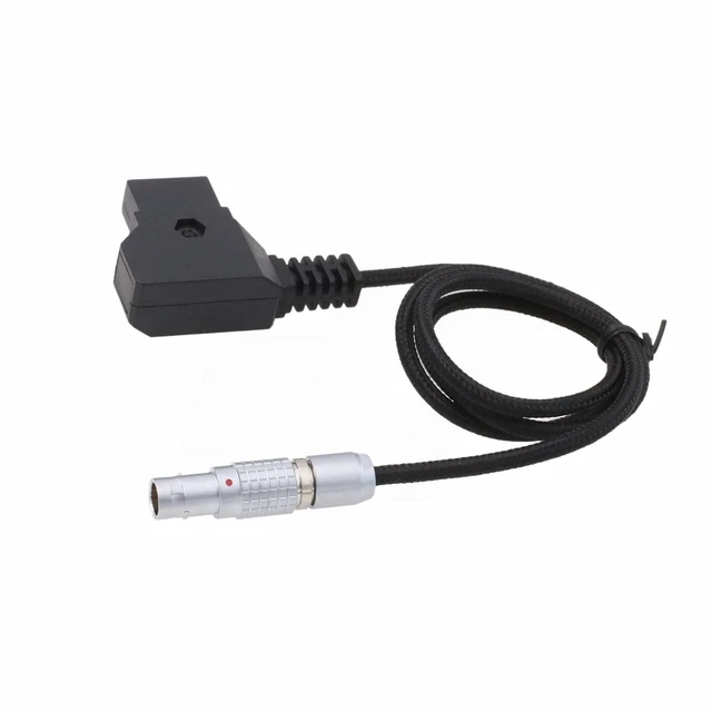 Alt view image 7 of 8 - HangTon Flexible Woven D-tap P-tap to 0B 2 Pin Male Power Cable for Teradek Bolt Bond, Transvideo SmallHD 703 Monitor, Zacuto Viewfinder, Z CAM E2 F6 F8 S6 Camera and EVF 45cm