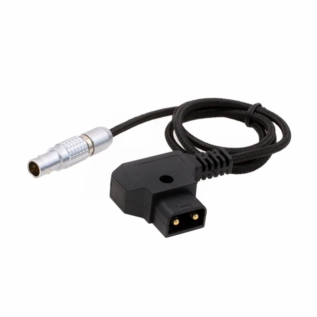 Alt view image 8 of 8 - HangTon Flexible Woven D-tap P-tap to 0B 2 Pin Male Power Cable for Teradek Bolt Bond, Transvideo SmallHD 703 Monitor, Zacuto Viewfinder, Z CAM E2 F6 F8 S6 Camera and EVF 45cm