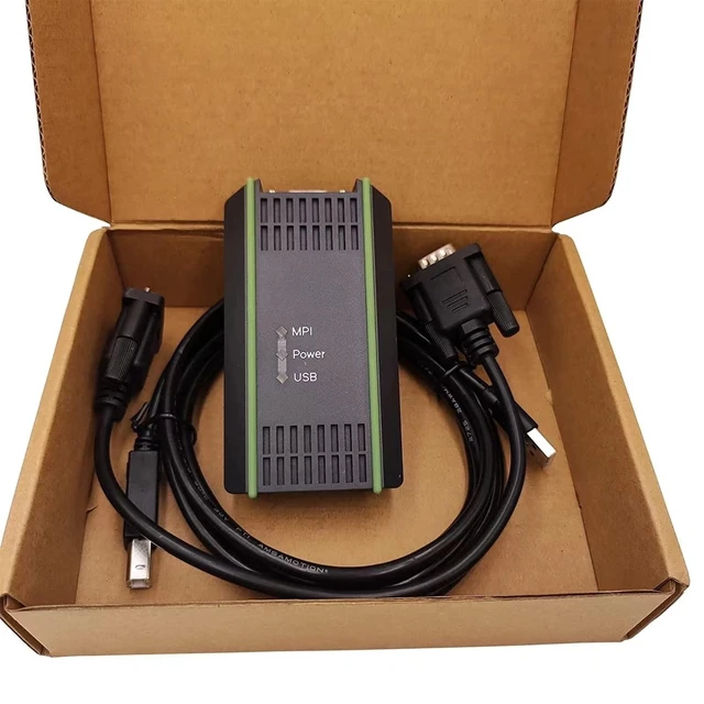 Alt view image 6 of 10 - for PC Adapter USB 6ES7 972-0CB20-0XA0 USB to MPI/DP/PPI Network Adapter for S7 Systerm Compatible with Siemens PLC Programming Cable S7-200/300/400 Data Download Line