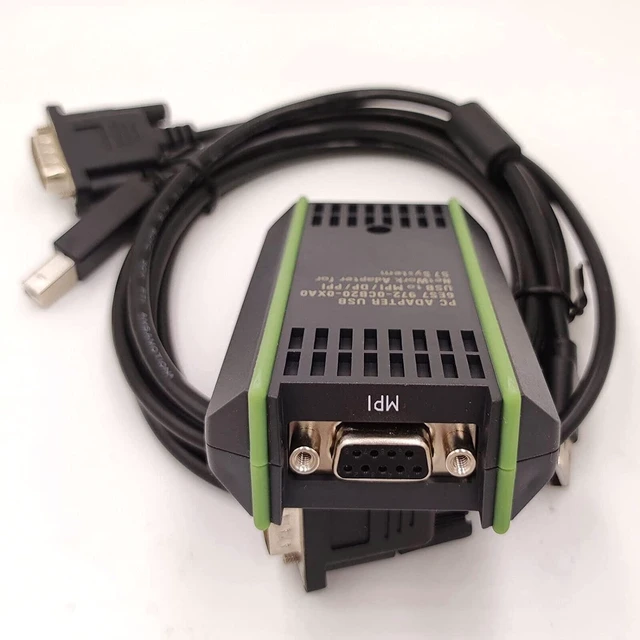 Alt view image 8 of 10 - for PC Adapter USB 6ES7 972-0CB20-0XA0 USB to MPI/DP/PPI Network Adapter for S7 Systerm Compatible with Siemens PLC Programming Cable S7-200/300/400 Data Download Line