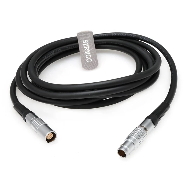 Alt view image 6 of 10 - SZRMCC 1B 10 Pin Male to Female Microphone Preamplifier Extension Cable for Bruel & Kjaer Type 2260 2270 Sound Level Meter (5m)