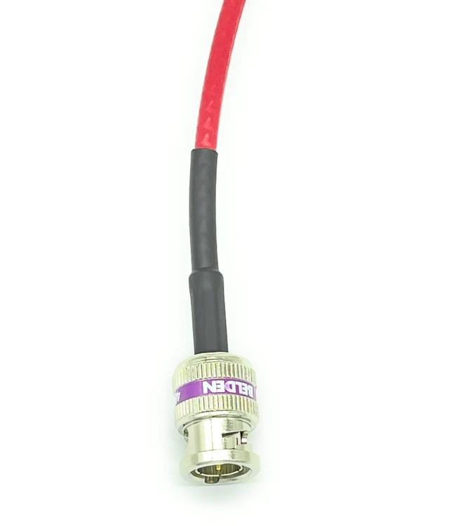Alt view image 6 of 8 - AV-Cables 12G 4K HD SDI BNC - BNC Cable 4855R Mini RG59 (1.5ft, Red)