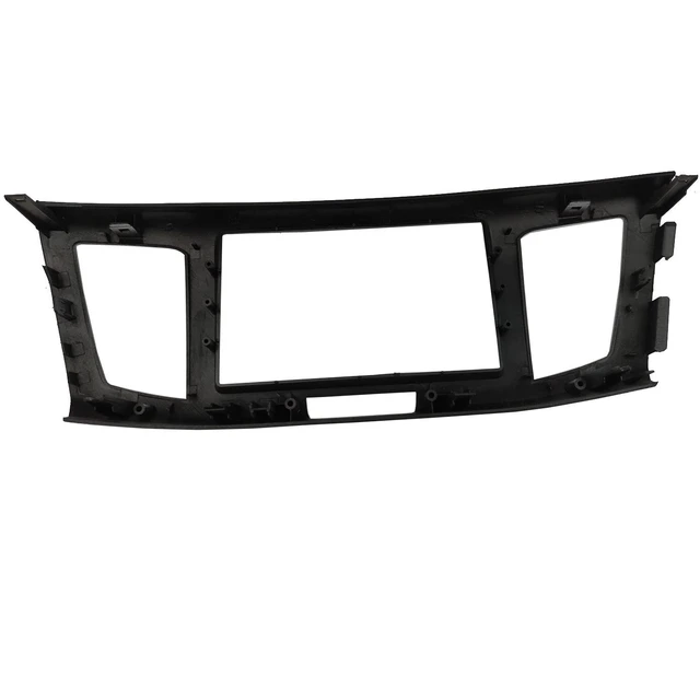 Alt view image 10 of 10 - DKMUS Double Din Radio Stereo Dash Installation Mount Trim Kit Compatible with Honda Accord 2013-2017
