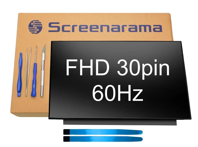 Alt view image 6 of 10 - SCREENARAMA New Screen Replacement for CMO N173HCE-E3C REV.C1 30pin 60Hz FHD 1920x1080 IPS LCD LED Display with Tools and Tape