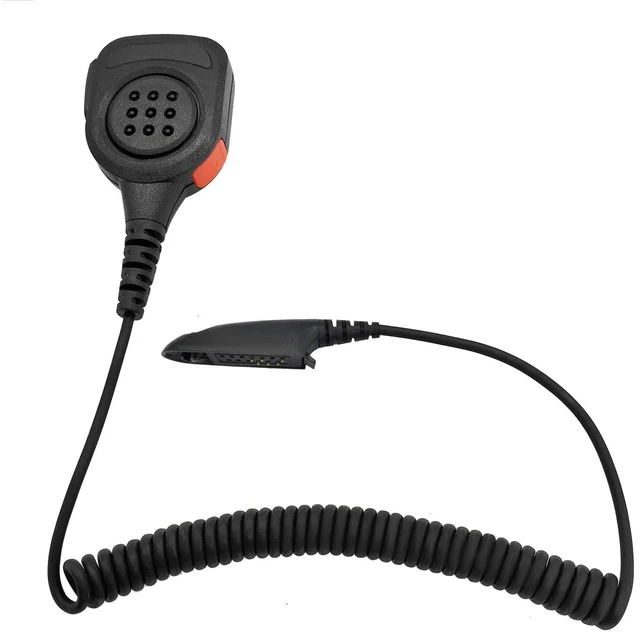 Alt view image 5 of 8 - HELETUL IP65 Waterproof Shoulder Mic Walkie Talkie Microphone for Motorola HT750 HT1250 PR860 HT1250 LS, HT1550, HT1550LS, MTZ850, MTX850LS, MTX950, MTX960, MTX8250