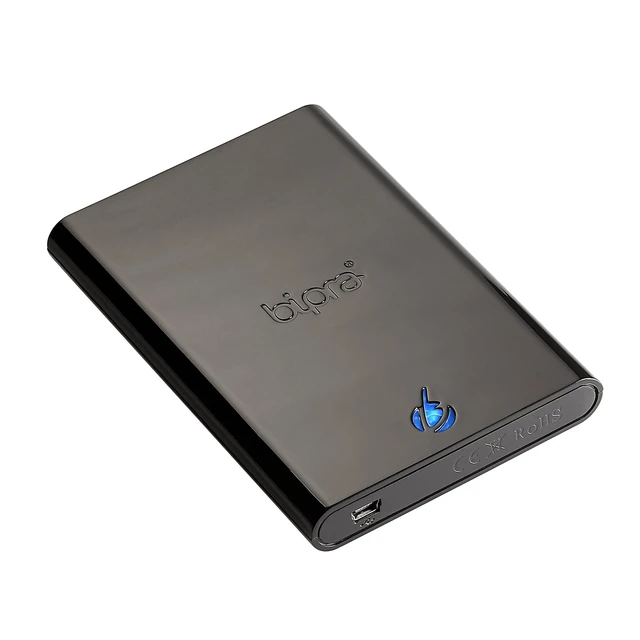 Alt view image 4 of 4 - BIPRA S2 2.5 Inch USB 2.0 FAT32 Portable External Hard Drive - Black (1TB 1000GB)