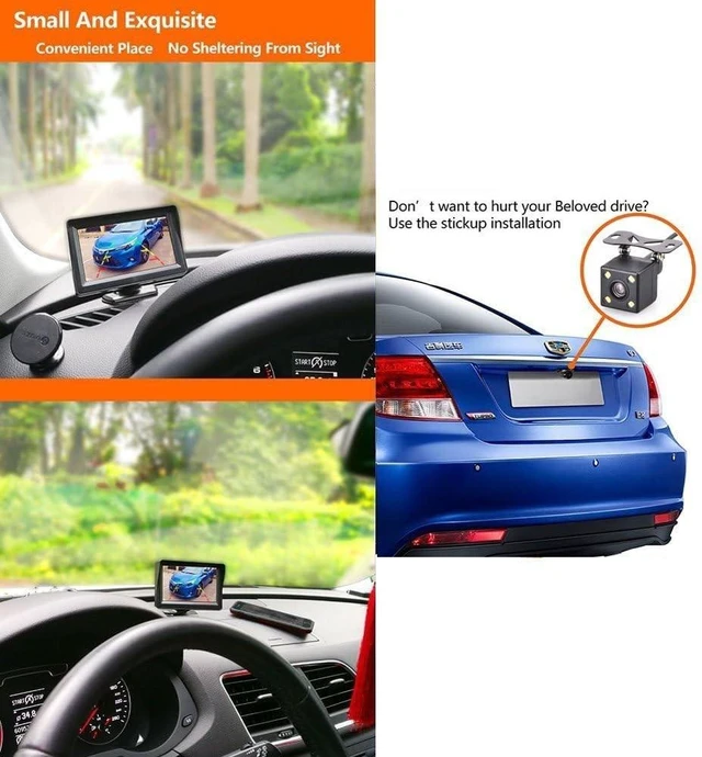 Alt view image 10 of 10 - Vehicle License Plate Backup Camera, Rear View Camera with 8 LED, 170 Viewing Angle Night Vision Car Camera for Chevrolet Captiva/Epica/Cruze/LOVA/Aveo/LacettiOrlando/Spark/Matiz/HHR