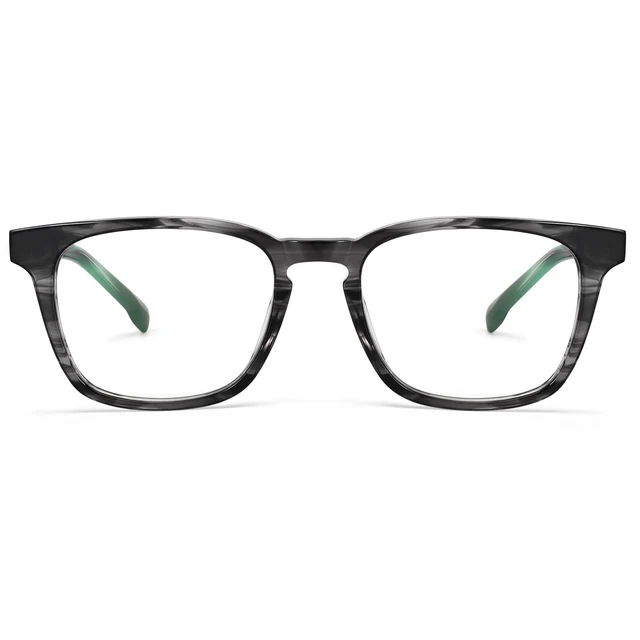 Alt view image 7 of 10 - Dollger Blue Light Blocking Glasses For Woman Men Square Rectangle Computer BlueLight Glasses Non-Prescription Glasses Ink wash pattern frame
