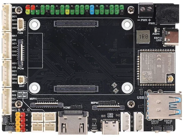 Alt view image 7 of 10 - High-Performance Motor Driver Board & Robotics Controller for Compute Module 5, with ESP32, 4K HDMI, USB 3.2, MIPI (200 chars)