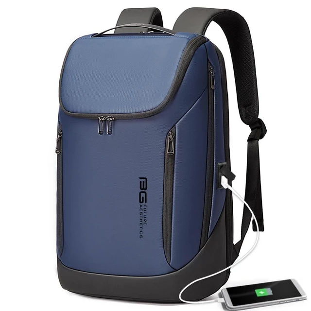 Alt view image 6 of 10 - BANGE Business Smart Backpack Waterproof fit 15.6 Inch Laptop Backpack with USB Charging Port,Travel Durable Backpack