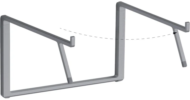 Alt view image 8 of 10 - Rain Design 10085 Mbar Pro+ Foldable Laptop Stand - Space Gray
