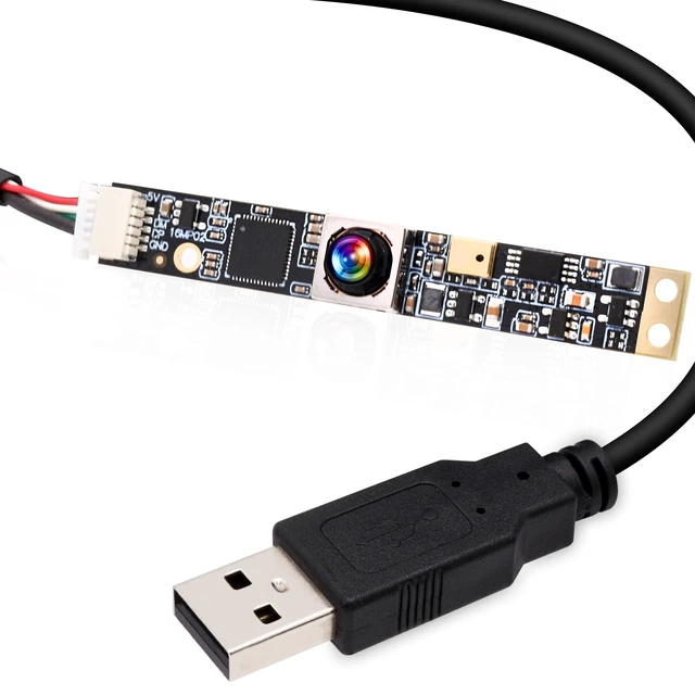 Alt view image 6 of 10 - Webcamera_usb 16mp Autofocus USB Camera Module with Microphone for Computer Mini Lightburn Camera Micro USB Security PC Camera CCTV Video Laser Engraver Webcam Board (100degree no distortion lens)