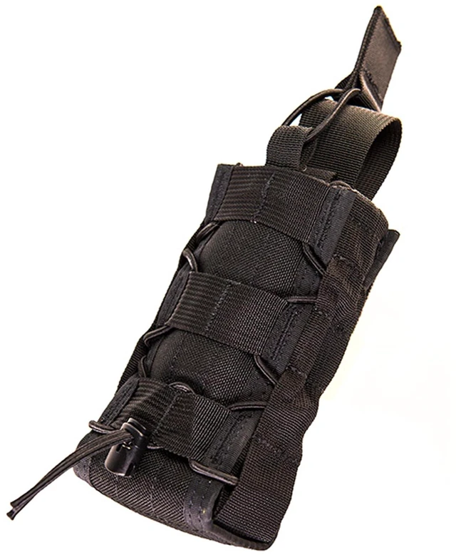 Alt view image 6 of 10 - High Speed Gear - Radio Pop-Up Taco MOLLE Pouch, Police Gear & Military Gear, MOLLE Radio Pouch, Tactical Pouch for Professionals (Black)