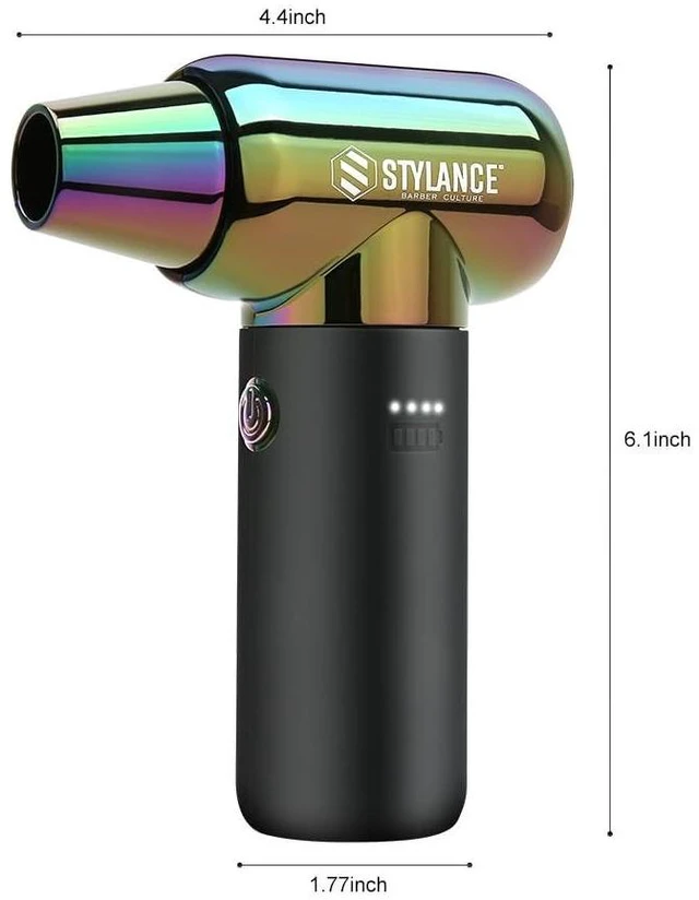 Alt view image 7 of 10 - STYLANCE Compressed Air Duster,110000RPM Electric Air Duster, Mini Blower, Jet Dry Blower for Computer, Keyboard, Car, Home, Outdoor Cleaning, Type-C (Green)
