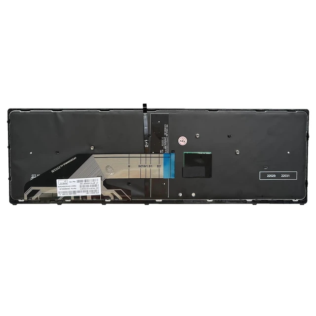 Alt view image 7 of 10 - Siakoocty Laptop Replacement US Layout with Pointer and backlightt Keyboard for HP Zbook 15 G3 G4 Zbook 17 G3 G4 Backlit Pointer US 848311-001 PK131C31A00
