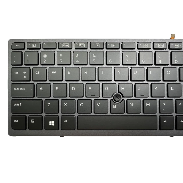 Alt view image 10 of 10 - Siakoocty Laptop Replacement US Layout with Pointer and backlightt Keyboard for HP Zbook 15 G3 G4 Zbook 17 G3 G4 Backlit Pointer US 848311-001 PK131C31A00
