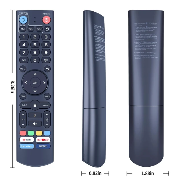 Alt view image 5 of 6 - Voice Remote Replacement for WE2USAT K3 PRO+ / K3 PRO Android TV Box
