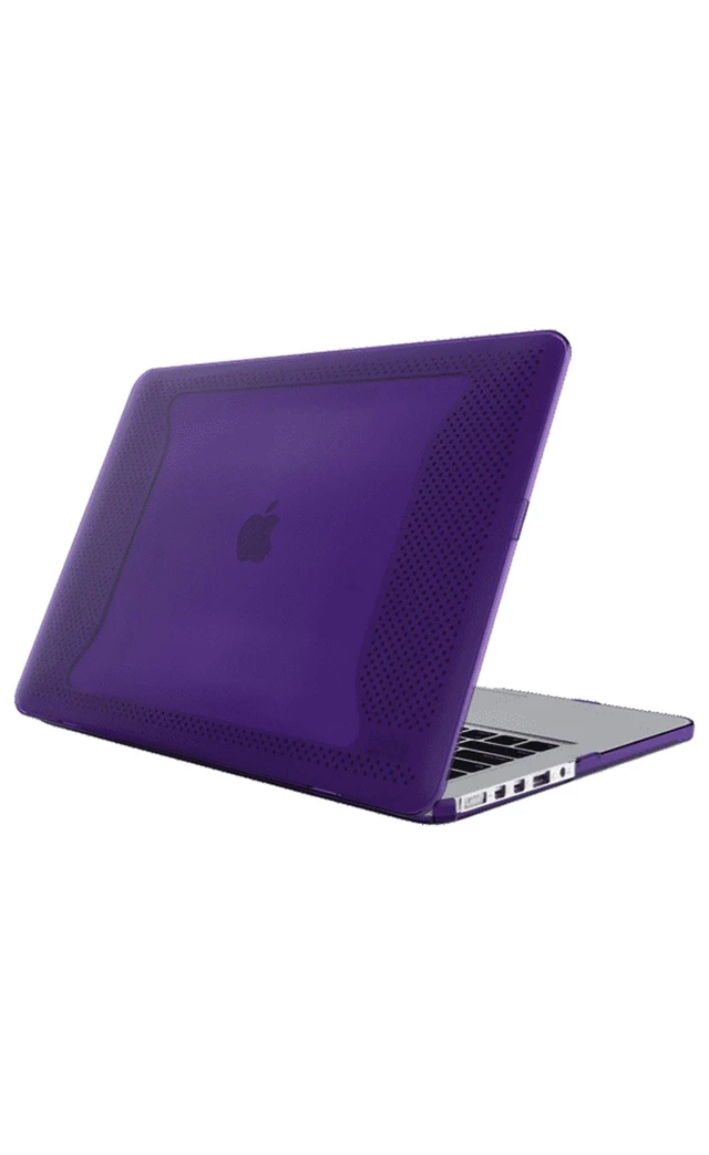 Alt view image 5 of 6 - Tech21 Impact Snap Laptop Case for MacBook Pro 13" (2015) Purple