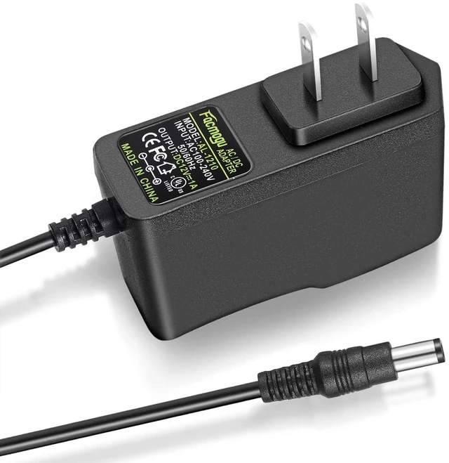 Alt view image 7 of 10 - Facmogu 12V 1A Power Supply Adapters(6 Pack), AC/DC Low Voltage Transformers Converter, AC 100-240V to DC 12V 1A Wall Adapter for LED Strip Light, Router, Power Cord with 5.5x2.5mm and 5.5x2.1mm Tips