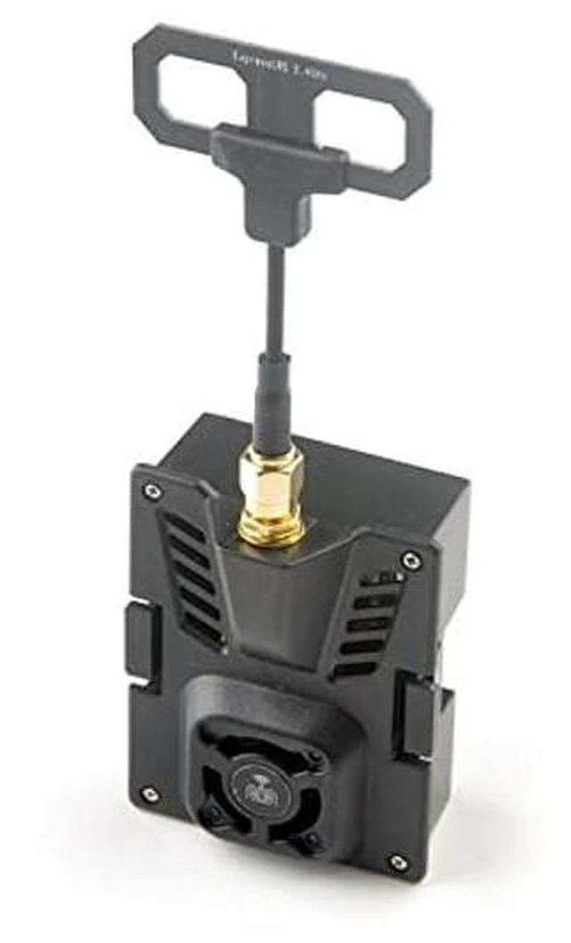 Alt view image 6 of 10 - HAPPYMODEL ES24TX Pro ELRS Micro TX Module 2.4G 1000mW with Cooling Fan RGB LED for FPV Drones