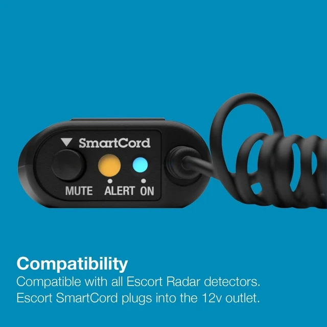 Alt view image 9 of 10 - Escort Radar Detector SmartCord Coiled Wire for Redline 360c, MAX 360/c MKII, 3, 4, MAXcam 360c and Additional Models