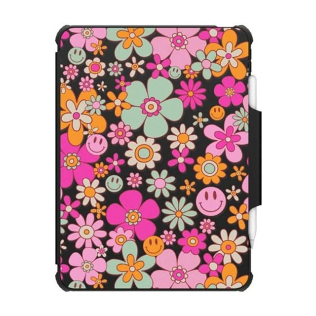 Alt view image 5 of 8 - CASETiFY Impact Folio Case for iPad Pro 11" (3rd/4th Gen) - Groovy Pattern - Clear Black
