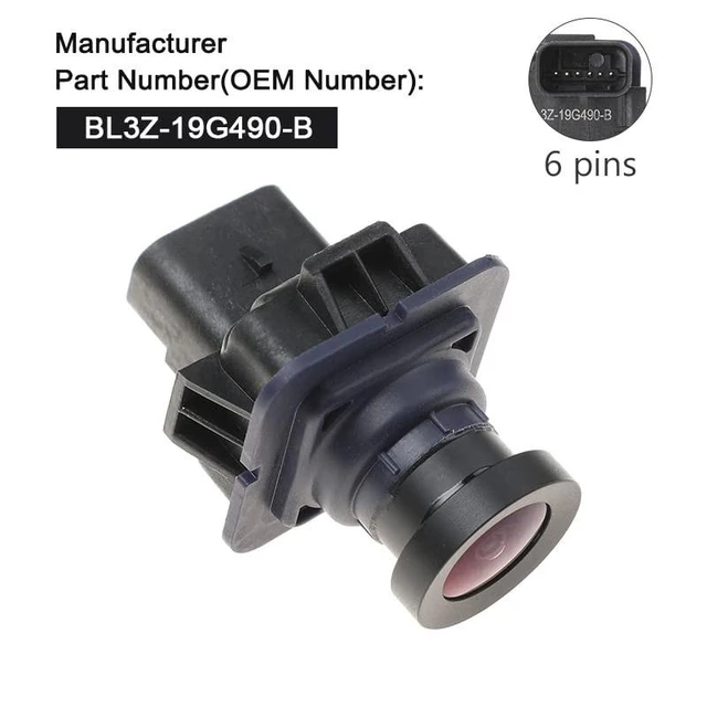 Alt view image 8 of 10 - Rear View Camera Backup Parking Reverse Camera Compatible with Ford F-150 2012-2014 Mustang 2015-2018 Lincoln MKC 2015-2019Replace# EL3Z-19G490-D CL3Z-19G490-D AL3Z-19G490-A EB3T-19G490-BB
