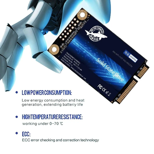 Alt view image 7 of 10 - SSD mSATA 60GB Dogfish Internal Solid State Drive High Performance Hard Drive for Desktop Laptop SATA III 6Gb/s mini sata ssd(60GB MSATA)