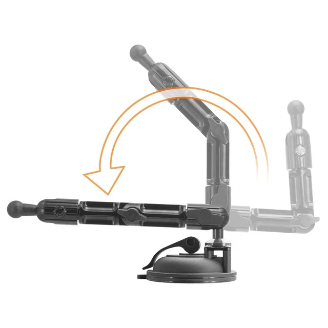 Alt view image 8 of 10 - iBOLT TabDock FixedPro 360 Suction- Heavy Duty Metal 8" Multi-Angle Mount for All 7" - 10" Tablets for Commercial Vehicles, Trucks, and ELD Devices