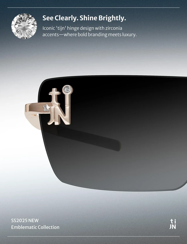 Alt view image 8 of 10 - TIJN Rimless Blue Light Glasses for Women Men, Retro Y2K Rectangle Tinted Lens Glasses, Screen Fatigue & UV Protection