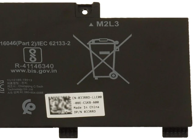 Alt view image 7 of 8 - EPYOBW MV07R Laptop Battery 68Wh 4250mAh 15.2V Compatible with Dell G3 15 3590 3700 3790 5500 5505 SE 3500 GN3500EDFSS WDP8D KJGP7 WDP8D GN3500EDFUS GN3500EDFRS Series JJRRD 0JJRRD 266J9 72WGV
