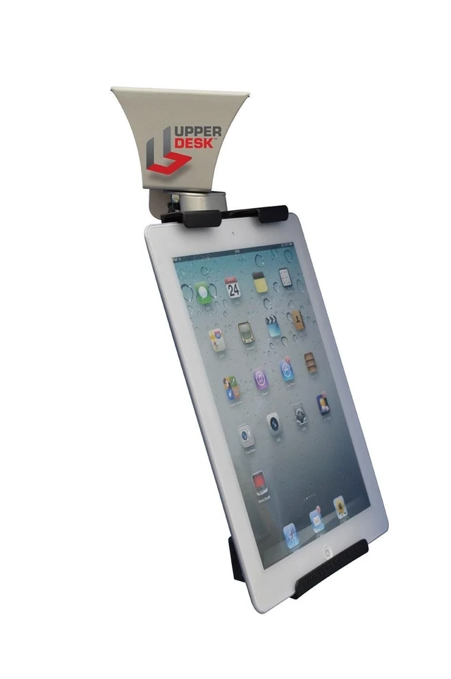 Alt view image 8 of 10 - Upper Desk Universal Portable Cabinet Mount for Tablet PCs and Smart Phones