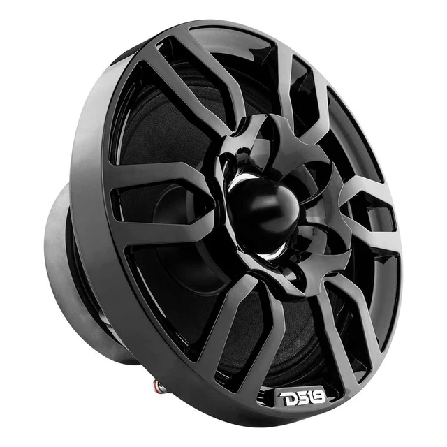 Alt view image 10 of 10 - DS18 PRO-GRT8BK PRO 8" Speaker Grill Cover with Built-in 1.75" Voice Coil Neodymium Bullet Tweeter 500 Watts Glossy Black Finish - Single