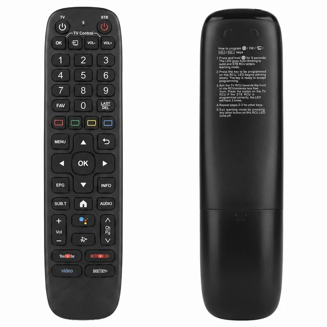 Alt view image 6 of 10 - V6 Voice Remote Control for VSEEBOX V5 Pro, V3 Plus, V2 Pro and V1 TV Boxes, Backlit Buttons, Replacement Remote with Voice Search Function
