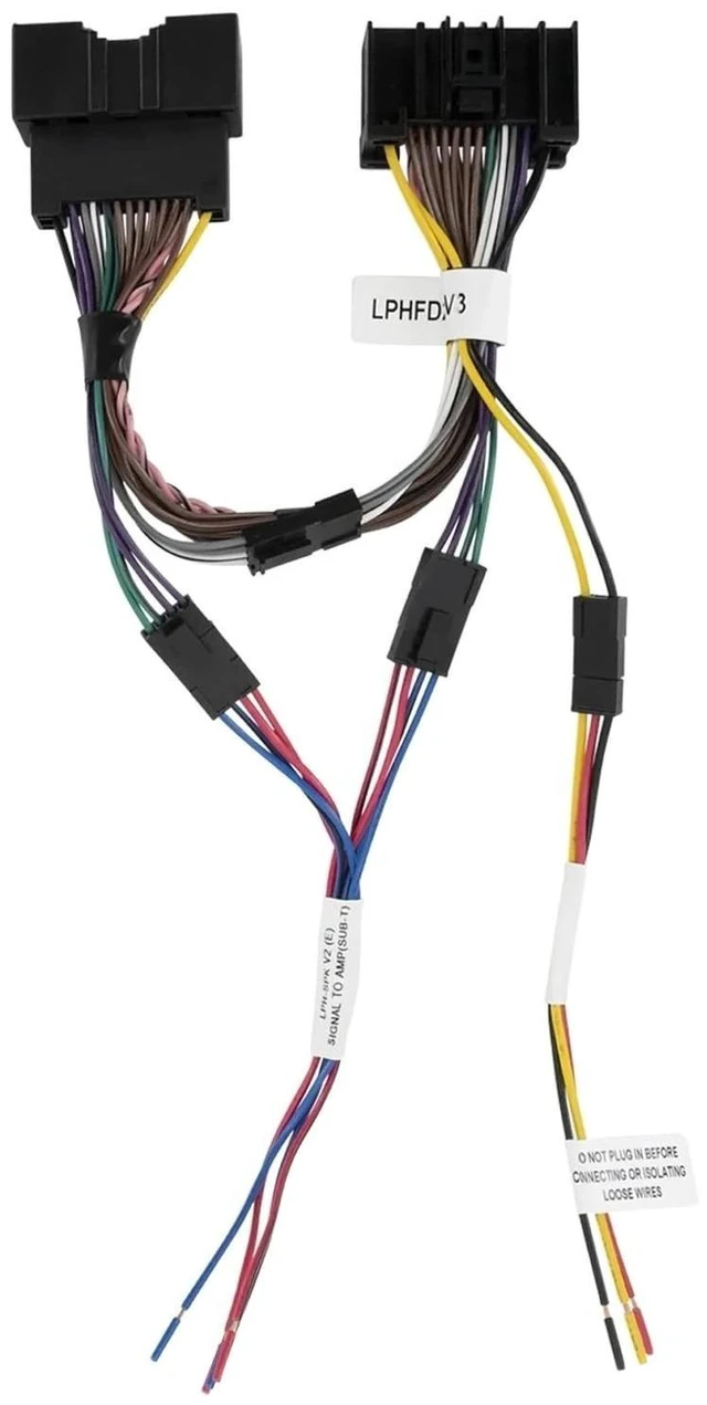 Alt view image 6 of 6 - Tiny Force Vehicle Specific Audio T-Harness Compatible with Ford