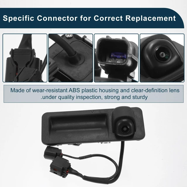 Alt view image 9 of 10 - TUCKBOLD Rear View Camera for Hyundai Elantra 2017-2023 120-180 Degree No.95760F2001 License Plate Park Assist Camera Backup Reverse Camera