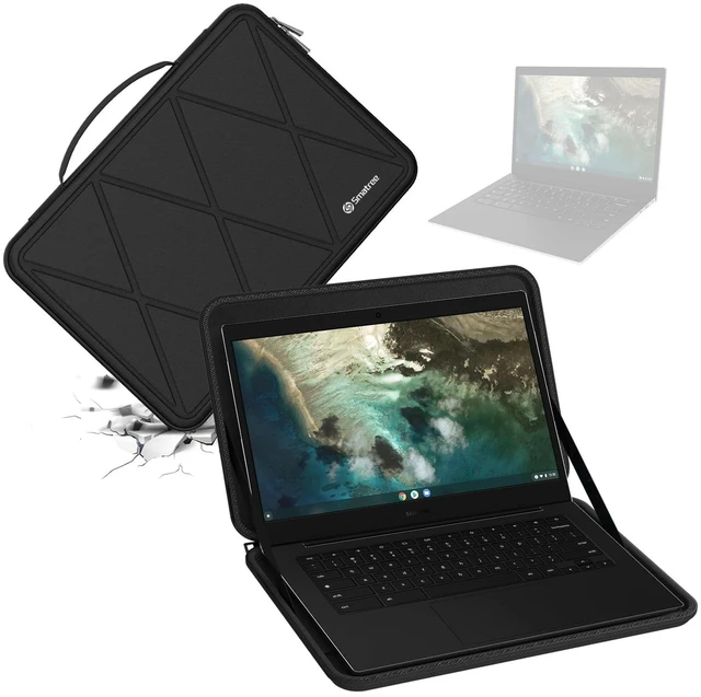 Alt view image 6 of 10 - Smatree Hard EVA Protective Sleeve Case Compatible for 14 inch Samsung Galaxy Chromebook Go Laptop Notebook Bag (X8259)