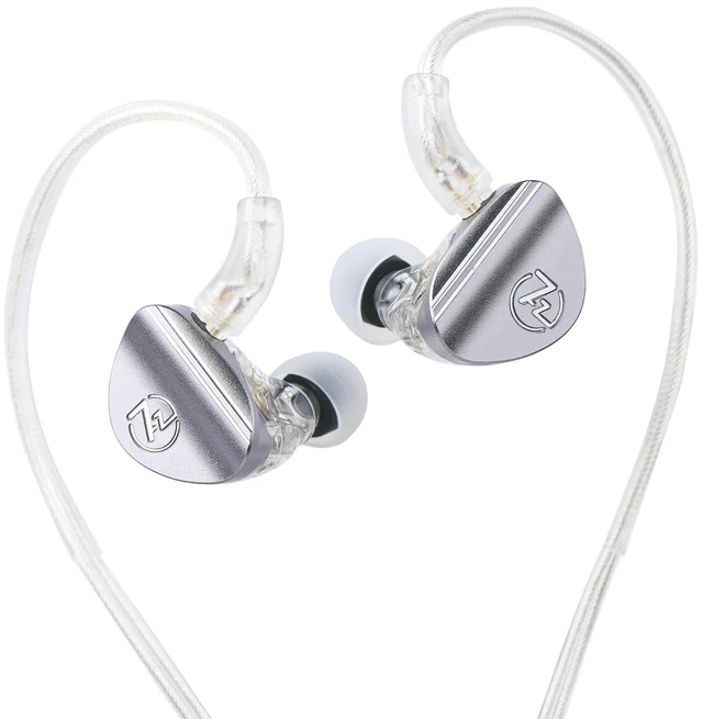 Alt view image 10 of 10 - Linsoul 7HZ SONUS 1DD+1BA Dual Driver in Ear Monitor, HiFi in Ear Earphone IEM, with Detachable High-end Silver-Plated OCC Cable, Aluminum Back Cavity for Audiophile, Gaming Earbuds (Grey, 3.5mm)