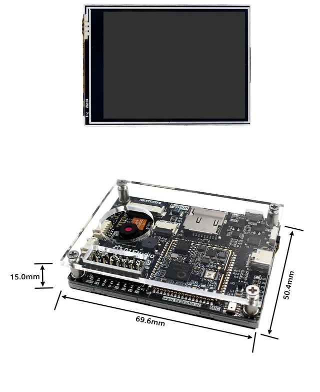 Alt view image 8 of 10 - youyeetoo CanMV AI Development Kit, K210 RISC-V chip,Come with Camera/LCD/MIC, Rich Open Source Tuturials for Machine Vision, Audio Recognition