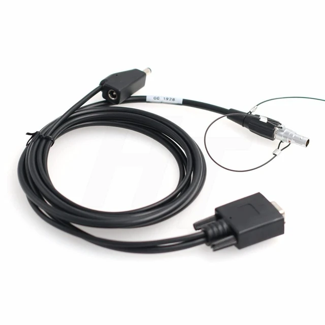 Alt view image 6 of 6 - HangTon Data Collector Power Cable R7 R8 R10 Receiver 5700 5800 SPS985 7 Pin DC Barrel Serial DB9 for Trimble to TDS Trimble Carlson Sokkia Topcon Spectra