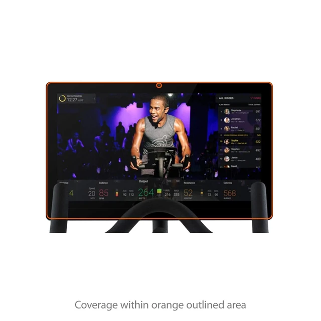Alt view image 8 of 10 - BoxWave Screen Protector Compatible with Peloton Bike - ClearTouch Crystal (2-Pack), HD Film Skin - Shields from Scratches for Peloton Bike