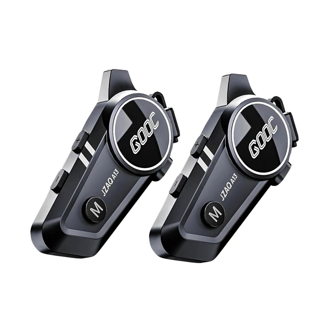 Alt view image 6 of 10 - JZAQ Motorcycle Helmet Bluetooth Headset Helmet Bluetooth Intercom 2 Riders Noise Cancellation Speakers Communication Systems Motorcycle Riding/ski/Cycling/Sports2PC