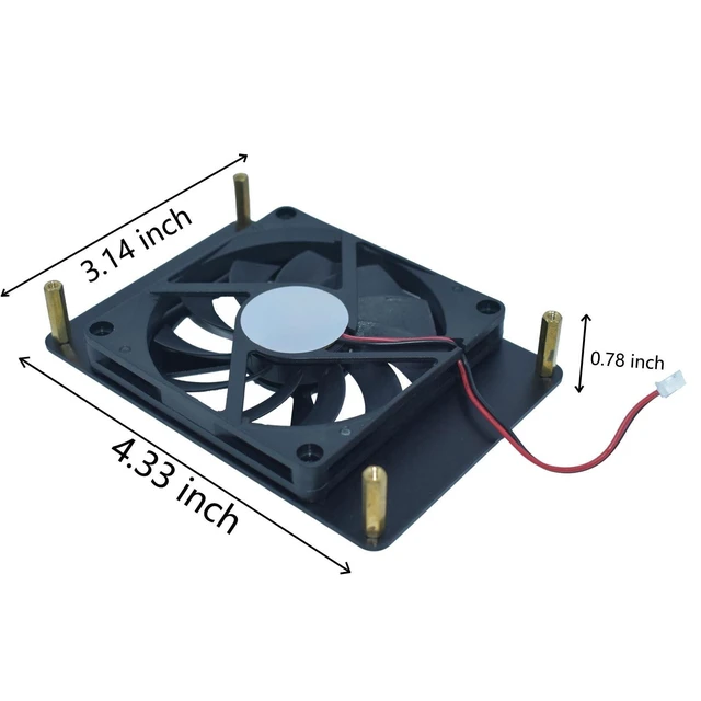 Alt view image 10 of 10 - LetLinkSo M.2 PCIe Adapter x16 Gen4 for 4 Ports M2 SSDs, PCIe M.2 Expansion Card for 4 M.2 2280 2260 2242 2230 NVMe SSDs M Key with Advanced Cooling Ultra Quiet DC Brushless Fan