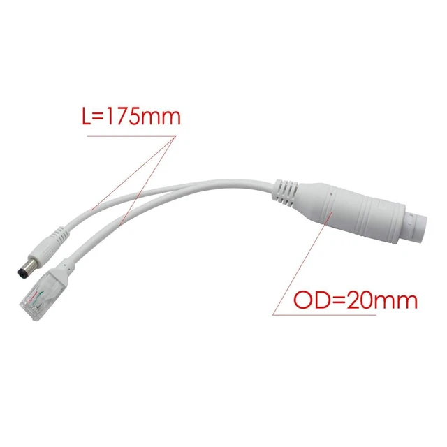 Alt view image 7 of 10 - ANVISION 4-Pack Active 48V to 12V Waterproof PoE Splitter Adapter, IEEE 802.3af Compliant 10/100Mbps, for IP Camera AP Voip Phone and More, White