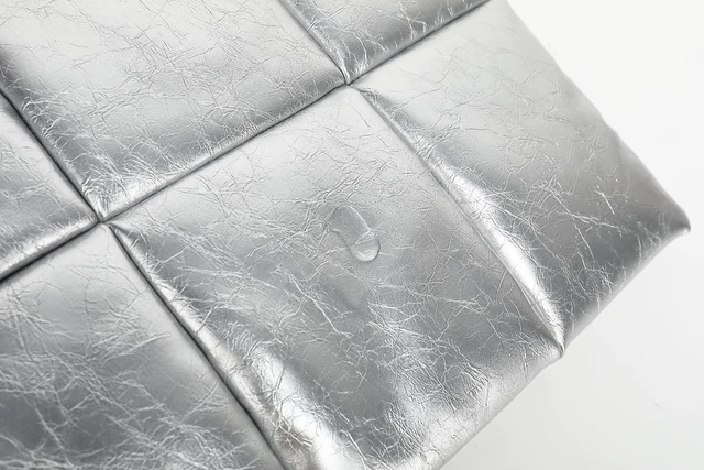 Alt view image 10 of 10 - KAYOND 15-16 Inch Puffy Laptop Sleeve for MacBook Air 15 M4/M3/M2 2025-2023and MacBook Pro 16 in M4 2024,Silver