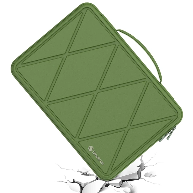 Alt view image 6 of 10 - Smatree Hard EVA Protective Sleeve Case Compatible for 14 inch Acer Swift 3 Laptop - SF314-512-53L0, Waterproof Sleeve Bag, Green (X8039TG)
