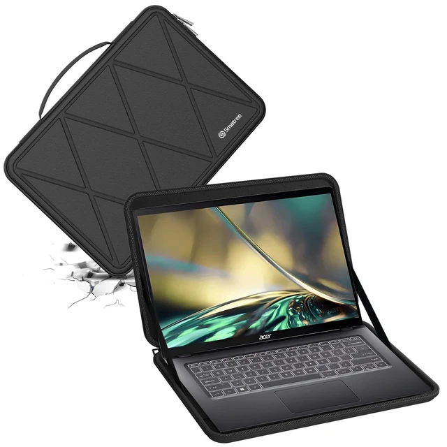 Alt view image 6 of 10 - Smatree Hard EVA Protective Sleeve Case Compatible for 14 inch Acer Swift 3 Laptop - SF314-512-53L0, Waterproof Sleeve Bag (X8039T)
