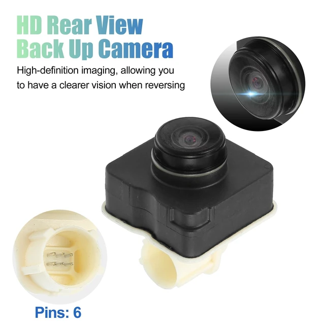 Alt view image 10 of 10 - uxcell Rear View Back Up Camera Park Assist Reverse Camera for Chrysler 300 3.6L 2015-2020 No.68210237AE