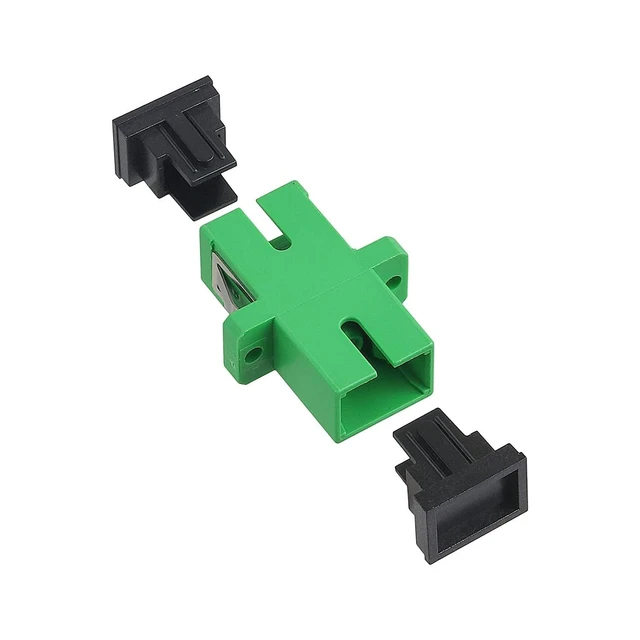 Alt view image 7 of 10 - Duogalia Fiber Optical Coupler, 150 Pack SC Singlemode Fiber Optic Adapter, SC Female to SC Female APC Single Mode Fiber Optical Coupler, Network Internet Connector Adapter with Mount Panel
