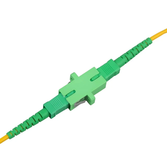 Alt view image 9 of 10 - Duogalia Fiber Optical Coupler, 150 Pack SC Singlemode Fiber Optic Adapter, SC Female to SC Female APC Single Mode Fiber Optical Coupler, Network Internet Connector Adapter with Mount Panel